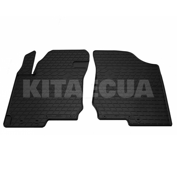 Резиновые коврики передние Kia Ceed (2006-н.в.) OP клипсы Stingray (1009262)