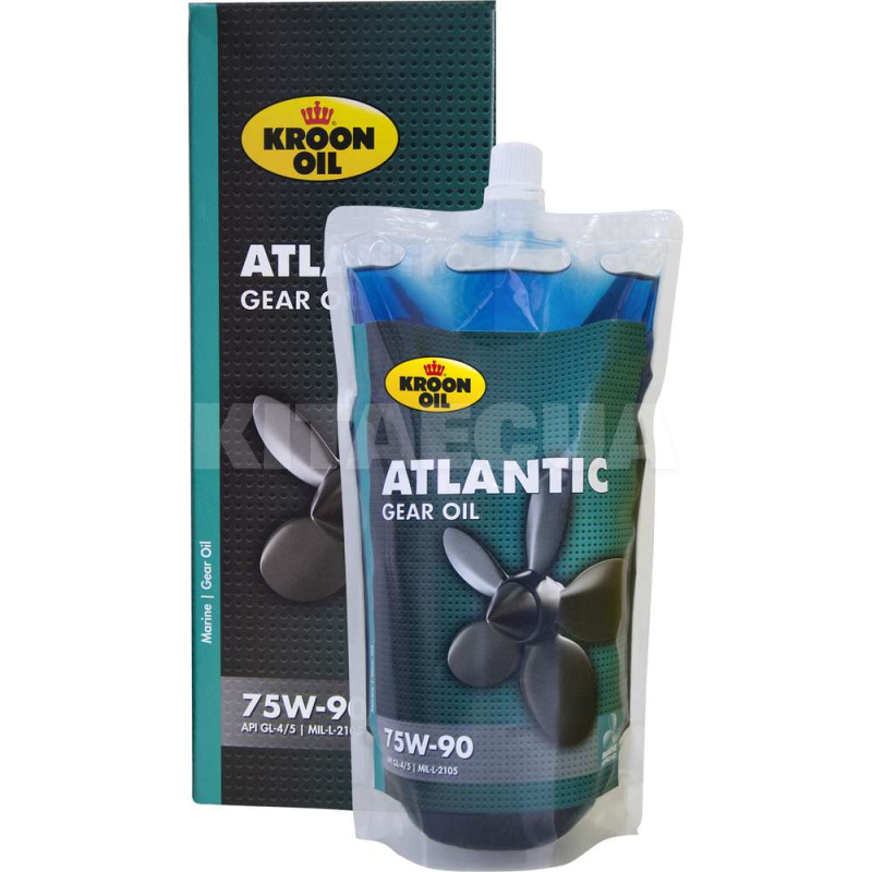 Масло трансмиссионное синтетическое 500мл 75W-90 ATLANT GEAR OIL KROON OIL (KL 33523)