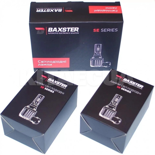 LED лампа для авто SE Plus PSX26 PG18,5 d-3 22W 6000K (комплект) BAXSTER (00-00020279) - 2