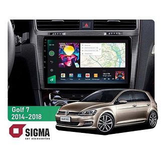 Штатна магнітола PRO 10464 4+64 Gb 10 Volkswagen Golf 7 MK7 2014-2018 (F1) SIGMA4car