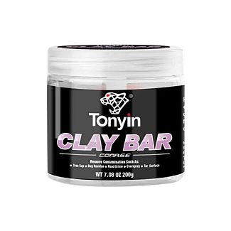 Глина синтетическая жесткая 200г CLAY BAR HIGH QUALITY Tonyin