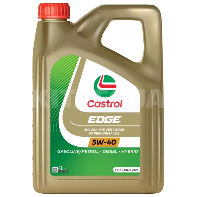 Моторна олія синтетична 4л 5W-40 EDGE CASTROL (CS 5W40 E C3 4L)