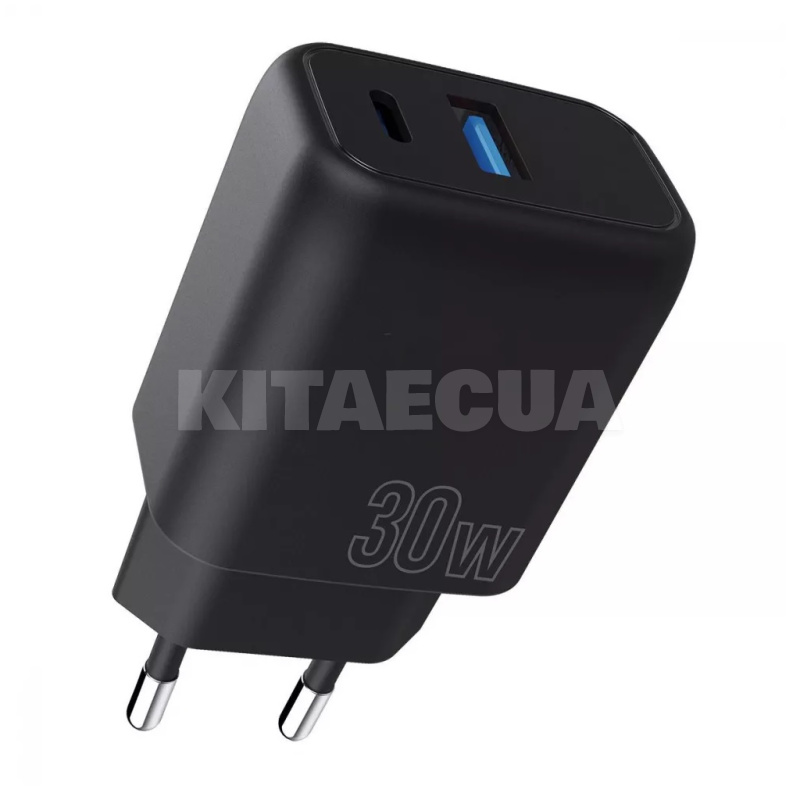 Зарядное устройство 30W Type-C+USB Silicone Power Plus чорное PROOVE (508760001) - 4