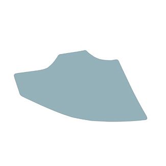 Стекло двери переднее правое HQ