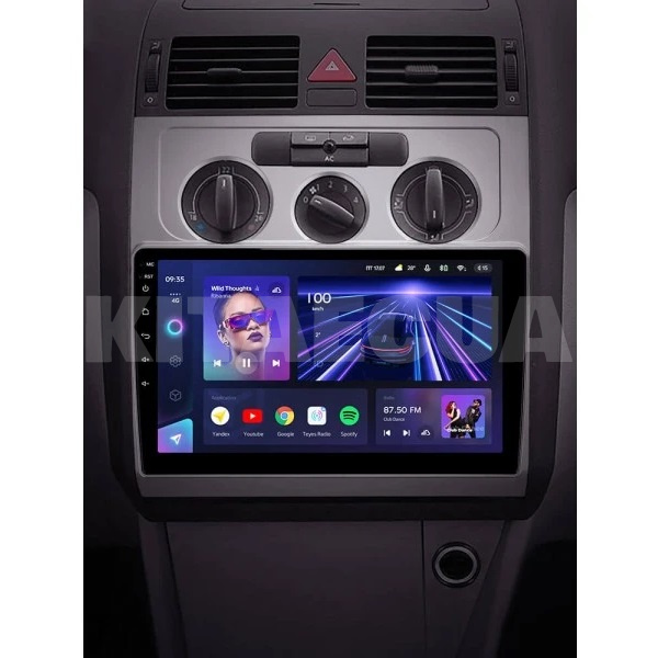Штатная магнитола CC3L 4+64 Gb 10" Volkswagen Touran 1 2003-2010 (F1) Silver Teyes (52390) - 3