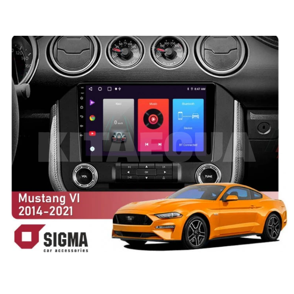 Штатна магнітола F9216 2+32 Gb 9" Ford Mustang VI 2014-2021 (F1) SIGMA4car (30340) - 2