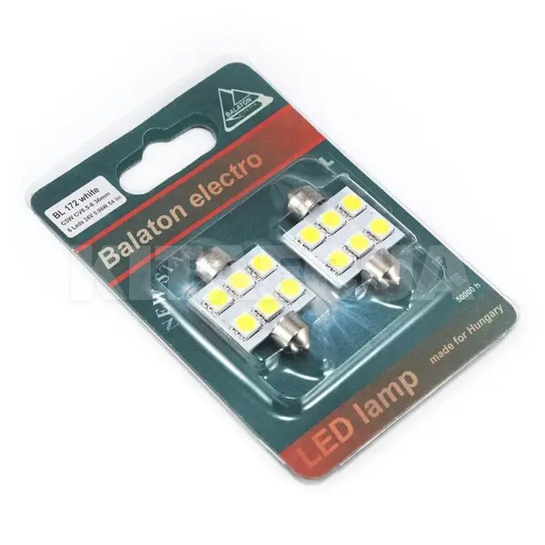 LED лампа для авто BL-172 SV8.5-8 0.94W (комплект) BALATON (135983) - 2