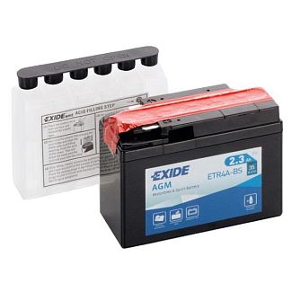 Мото аккумулятор 2.3Ач 35А "+" справа EXIDE
