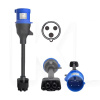 Переходник для зарядки (хвост) 7кВт 32A Tesla - Blue CEE FEYREE (P-CEETS)