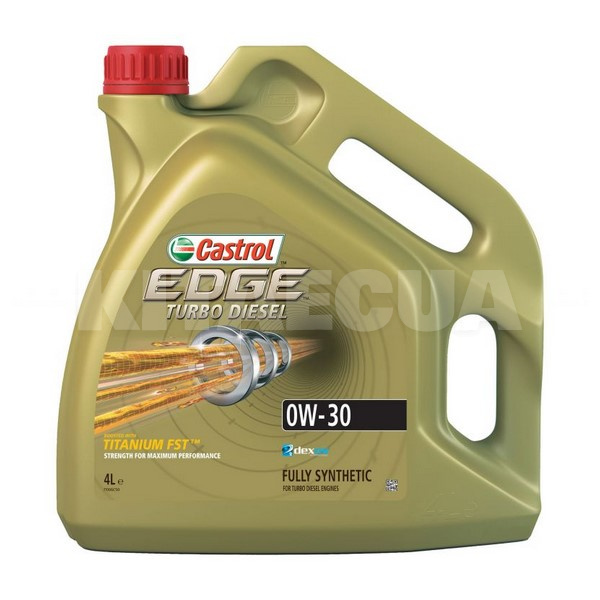 Масло моторное синтетическое 4л 0W-30 EDGE Turbo Diesel Titanium CASTROL (R1-EDGTD03-4X4T)