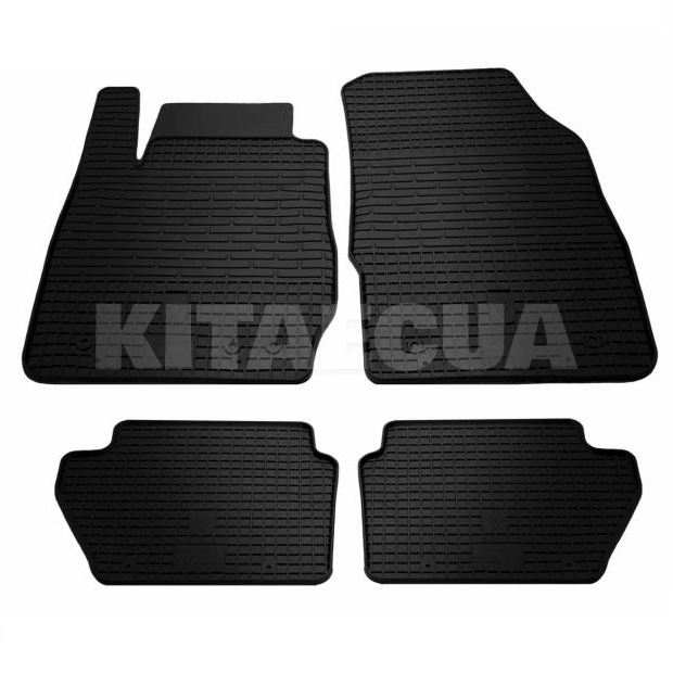 Резиновые коврики в салон Ford Fiesta (2008-2017) FC2 клипсы Stingray (1007014)