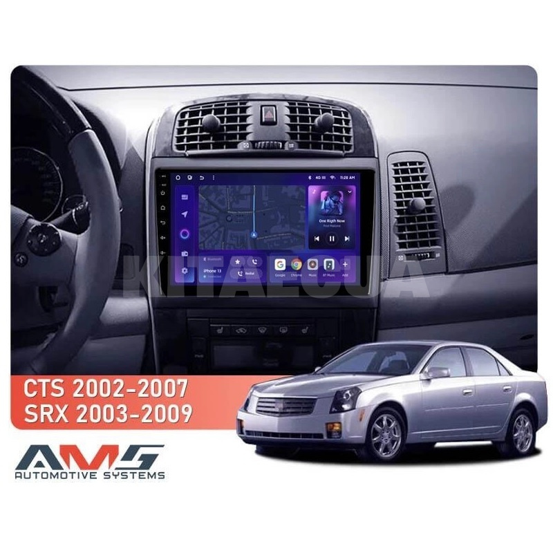 Штатная магнитола MOSS M3 4+32 ГБ 10" Cadillac CTS 2002-2007 (L1) AMS (50774) - 2