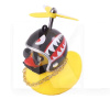 Фигурка в автомобиль "Утка со шлемом с зубами" (duck-with-helmet-I)