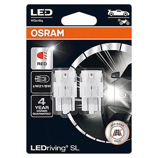 LED лампа для авто LEDriving SL W3x16q 1.7W 6000K (комплект) Osram