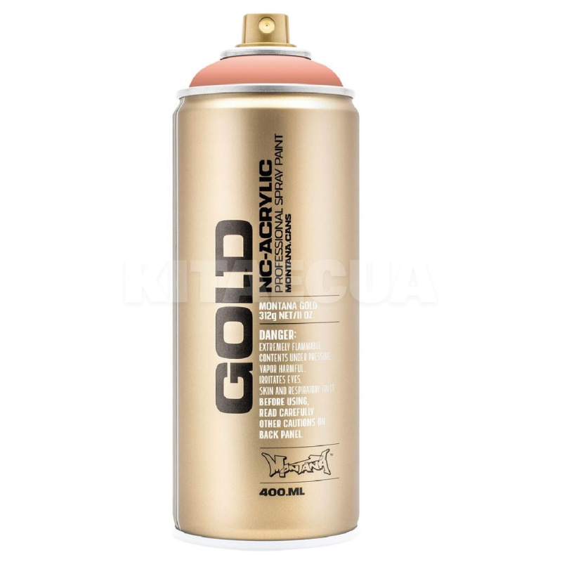 Фарба декоративна акрилова 400мл GL2120 "креветка" рожева напівматова Gold MONTANA (283611-MONTANA)