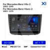 Штатна магнітола X1 2+32Gb 10" Mercedes-Benz Viano W639 2003-2015 Teyes (28798)