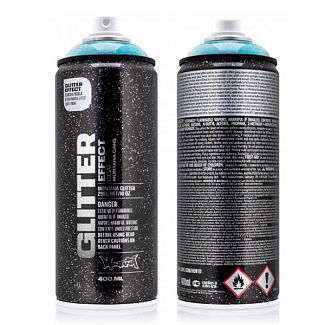 Лак глянсовий 0.4л блакитний Effect Cosmos Glitter MONTANA