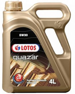Масло моторное синтетическое 4л 5W-30 QUAZAR C3 LOTOS