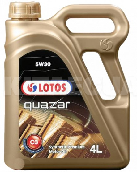 Масло моторное синтетическое 4л 5W-30 QUAZAR C3 LOTOS (WF-K404E00-OHO)