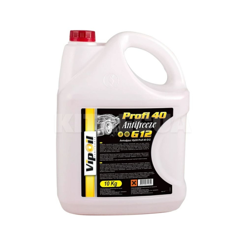 Антифриз червоний 10кг g12 -30°C profi40 VipOil (701404)