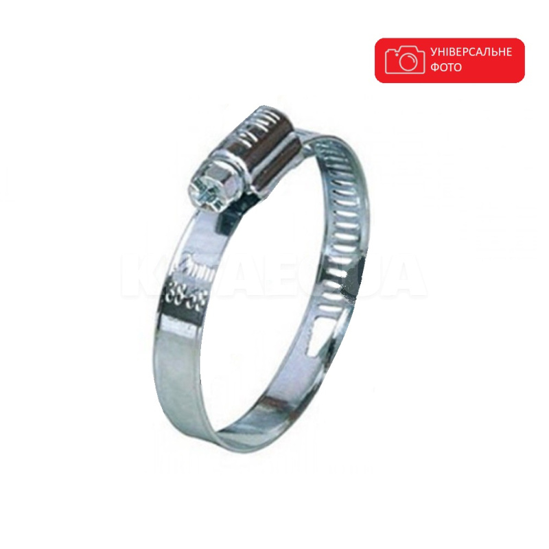 Хомут 25-40/W2 никелированная нержавеющая сталь ширина 9мм (10шт) MAXION (MXAC-MCT2540)