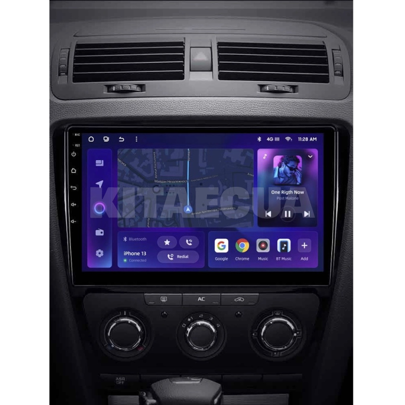 Штатна магнітола MOSS M3 4+32 ГБ 10" Skoda Octavia 2 A5 2008-2013 Black AMS (50881) - 2