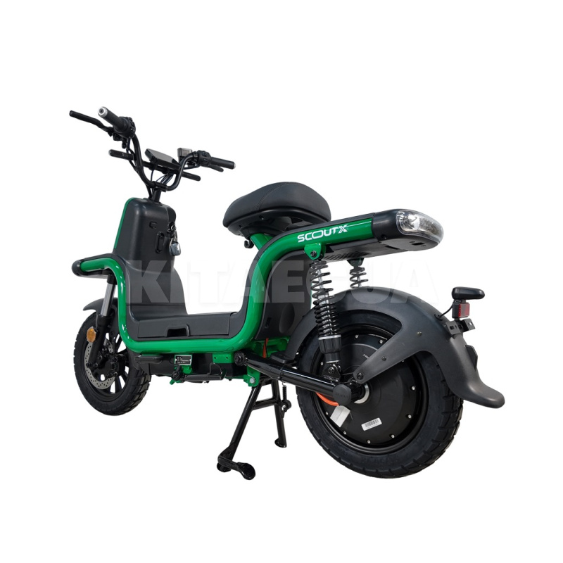 Электроскутер U1s 130 км 1500 Вт зеленый + дополнительная батарея ScoutX (U1s green+battery) - 2