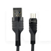 Кабель USB - microUSB 2A MI-13 1м черный/серый Mibrand (MIDC/13MBG)