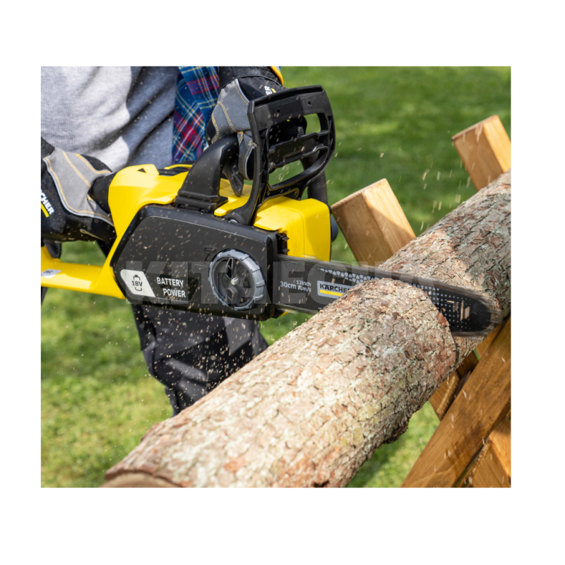 Цепная пила электрическая CNS 18-30 Battery 18В 30 см KARCHER (1.444-001.0) - 2