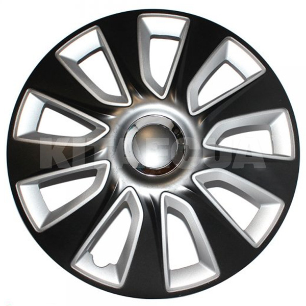 Колпаки R13 STRATOS RC черно-серые 4 шт ELEGANT (103851)