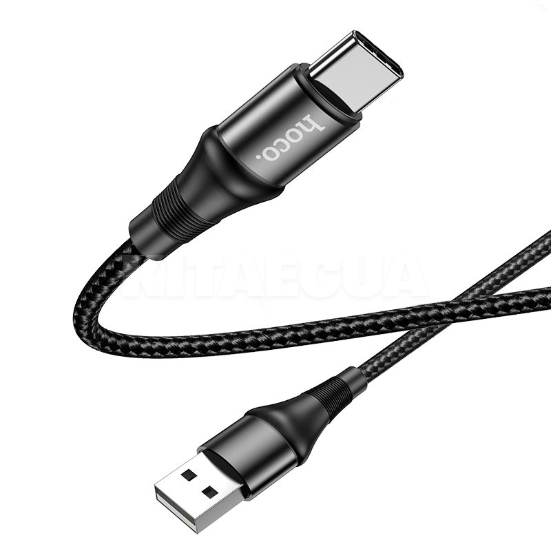 Кабель USB - Type-C 3A X55 1м черный HOCO (6931474734235) - 2