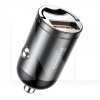 автомобільний зарядний пристрій Tiny Star Mini Quick Charge Car Charger USB Port 30W Gray BASEUS (VCHX-A0G)