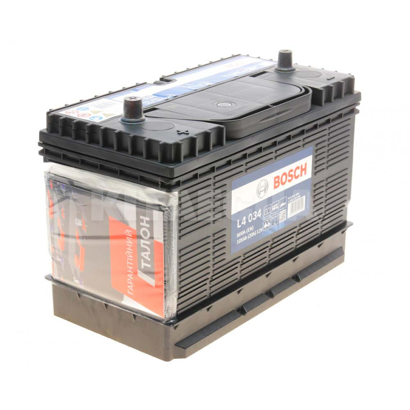 Аккумулятор автомобильный T3 034 105Ач 800А "+" слева BOSCH (0 092 L40 340) - 6