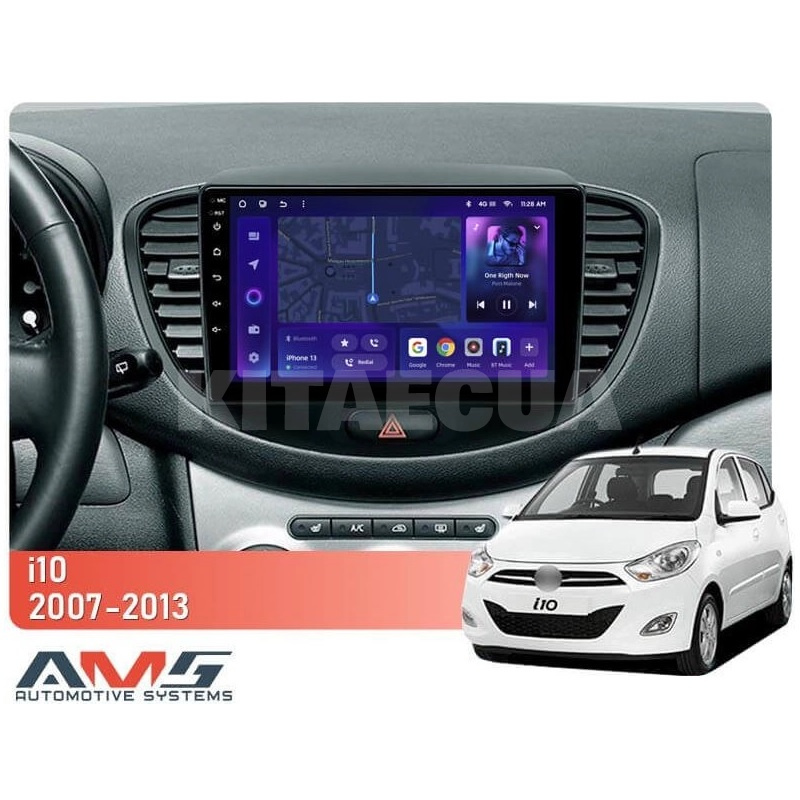 Штатна магнітола MOSS M3 4+32 ГБ 9" Hyundai i10 2007-2013 AMS (49986) - 3