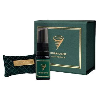 Ароматизатор автомобильный "PREMIUM" 10 мл на дефлектор (GREEN) HURRICANE