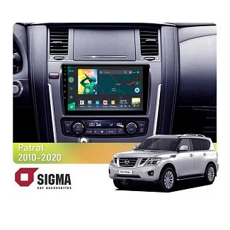 Штатная магнитола X10232 2+32 Gb 10" Nissan Patrol 6 Y62 2010-2020 (F2) SIGMA4car