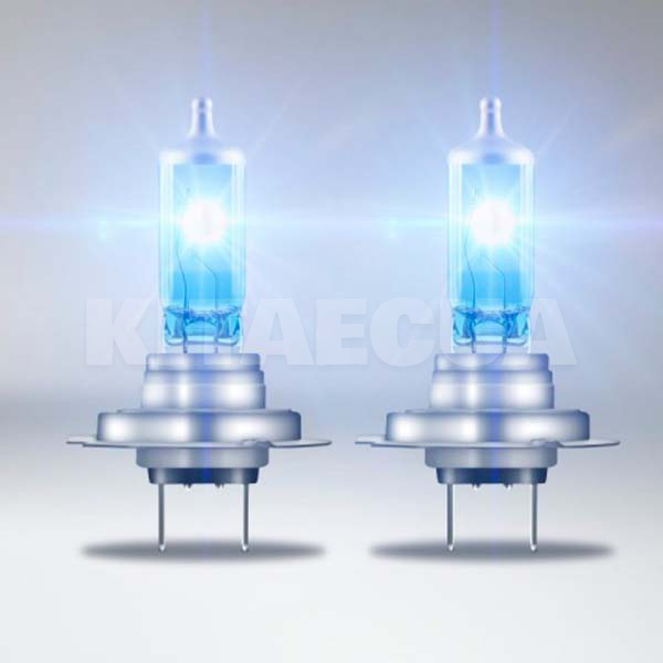 Галогенные лампы H7 55W 12V Cool Blue +100% комплект Osram (64210CBN-HCB) - 3