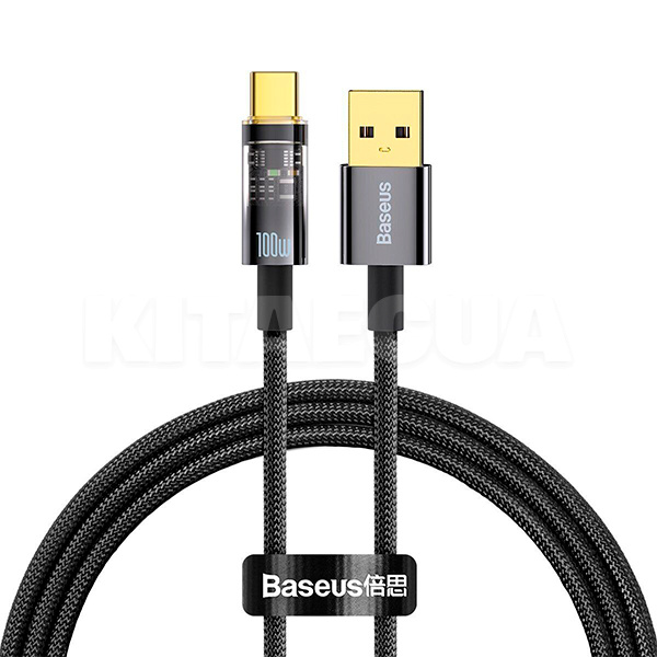 Кабель USB - Type-C 100W 2м черный BASEUS (CATS000301)