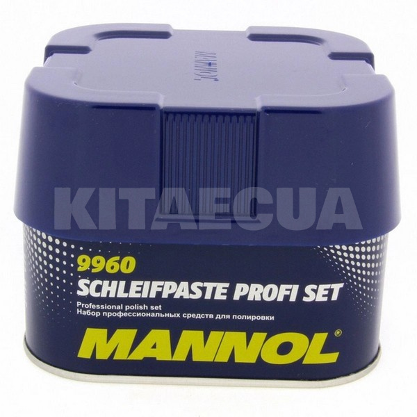 Набір для полірування кузова 400г Schleifpaste Profi Set Mannol (9960) - 2