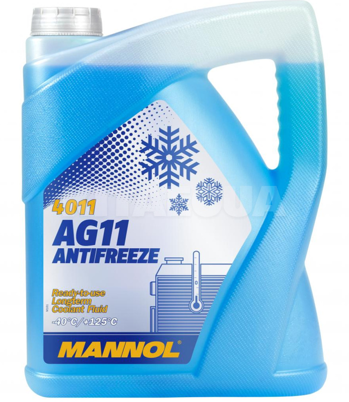 Антифриз синий 5л AG11 -40°C Longterm Mannol (MN4011-5)