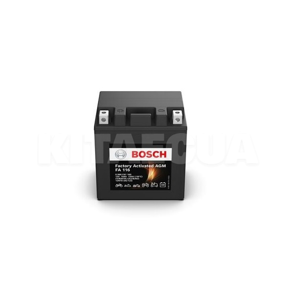 Мото аккумулятор FA 116 10Ач 120А "+" справа Bosch (0986FA1160)