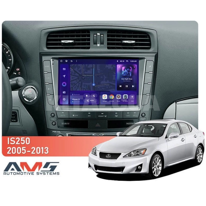 Штатна магнітола MOSS M3 4+32 ГБ 9" Lexus IS250 XE20 (Hm) 2005-2013 (A) AMS (50107) - 2
