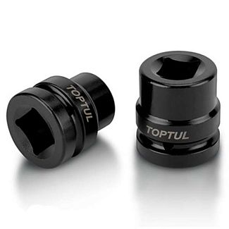 Головка торцевая ударная 4-гранная внутрений квадрат 21 мм 1" 57 мм TOPTUL