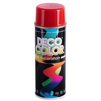 Краска глянцевая 400мл красный огонь DecoColor