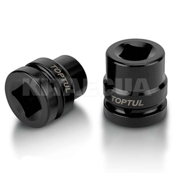 Головка торцева ударна 4-гранна внутрішній квадрат 21 мм 1" 57 мм TOPTUL (KABM3221)