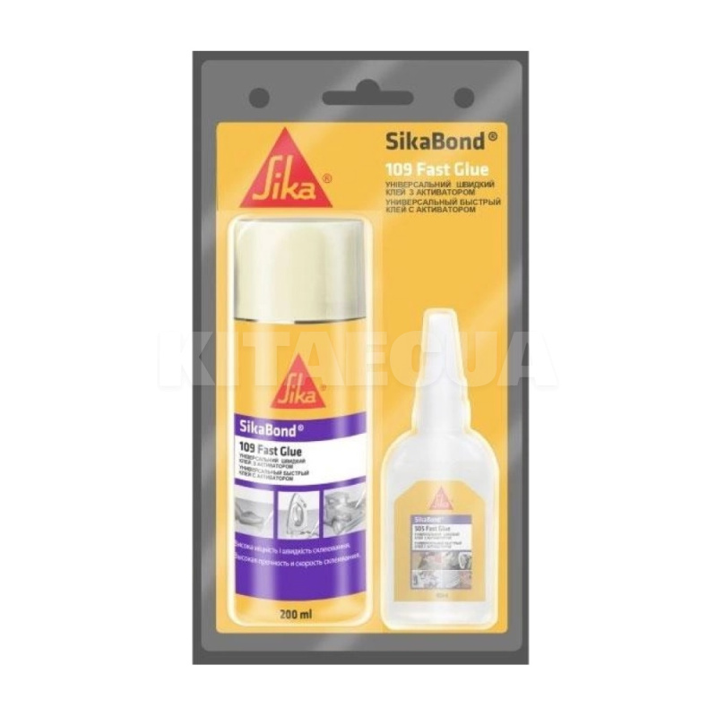 Клей 50мл+200мл с активатором Bond-109 Fast Glue SIKA (615730)
