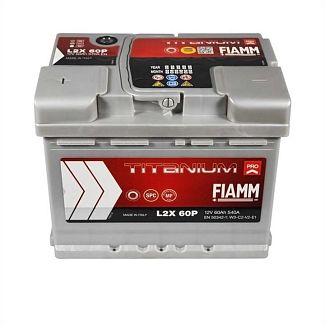 Автомобільний акумулятор Titanium Pro 60Ач 540А "+" зліва FIAMM