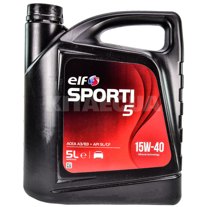Масло моторное миниральное 5л 15W-40 SPORTI 5 ELF (209663)