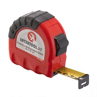 Рулетка 8м х 25мм "EXTRA" Intertool