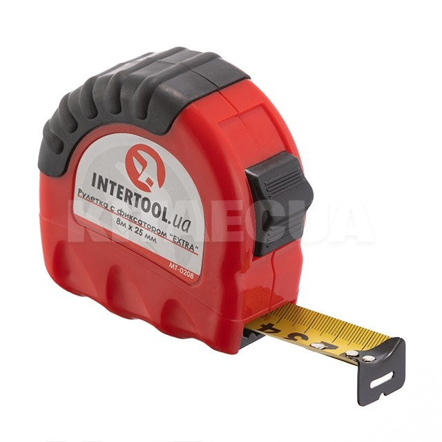 Рулетка 8м х 25мм "EXTRA" Intertool (MT-0208)